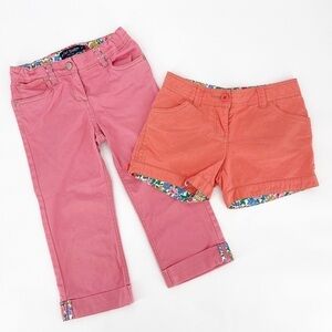 Mini Boden Shorts and Pants Floral Detail Size 9
